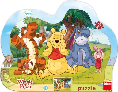 Obrázek k produktu Puzzle Schovávaná s medvídkem Pú 25 dílků