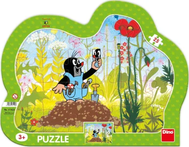 Obrázek k produktu Puzzle Krtek a kalhoty 25 dílků