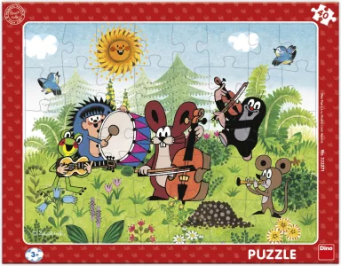 Obrázek k produktu Puzzle Krtek a kapela 40 dílků