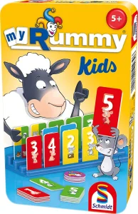 Obrázek k produktu Dětská hra MyRummy Kids v plechové krabičce