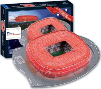 Obrázek k produktu 3D puzzle Stadion Allianz Arena - FC Bayern Mnichov 150 dílků