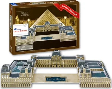 Obrázek k produktu 3D puzzle Muzeum Louvre 103 dílků