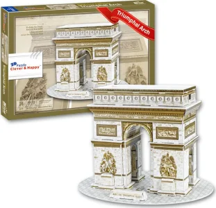 Obrázek k produktu 3D puzzle Vítězný oblouk, Paříž 26 dílků