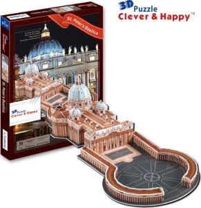 Obrázek k produktu 3D puzzle Bazilika Sv. Petra, Vatikán 56 dílků