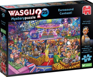 Obrázek k produktu Puzzle WASGIJ Mystery 25: Soutěž Eurosound! 1000 dílků