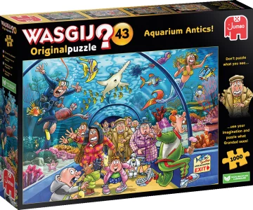 Obrázek k produktu Puzzle WASGIJ 43: Akvarijní kratochvíle! 1000 dílků