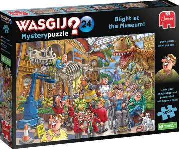 Obrázek k produktu Puzzle WASGIJ Mystery 24: Pohroma v muzeu! 1000 dílků