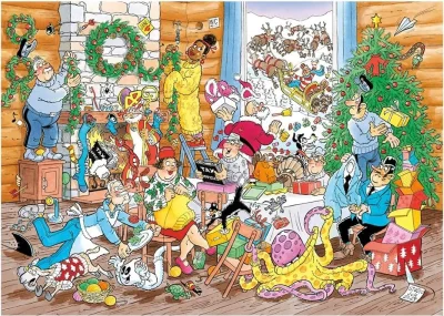 Obrázek k produktu Puzzle JvH Vlněné Vánoce 500 dílků