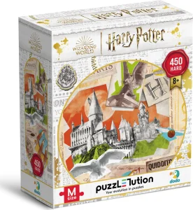 Obrázek k produktu Puzzle Harry Potter: Škola čar a kouzel v Bradavicích 450 dílků