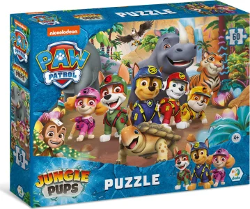 Obrázek k produktu Puzzle Tlapková patrola: Jungle Pups 60 dílků