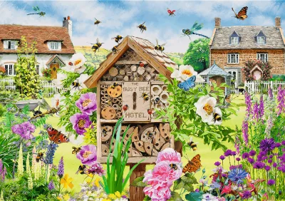 Obrázek k produktu Puzzle Premium Plus Tea Time: Domov pro včelky 1000 dílků