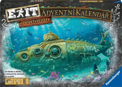 Obrázek k produktu EXIT Úniková hra - Adventní kalendář: Potopená ponorka