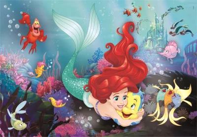 Obrázek k produktu Puzzle Disney princezny: Malá mořská víla MAXI 24 dílků