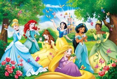 Obrázek k produktu Puzzle Disney princezny MAXI 60 dílků