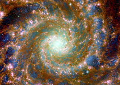 Obrázek k produktu Puzzle Přízračná galaxie napříč spektrem 1000 dílků