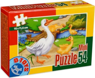 Obrázek k produktu Puzzle Husa s housaty 54 dílků
