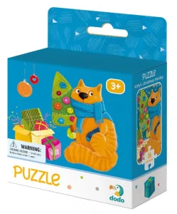 Obrázek k produktu Puzzle Kitty o Vánocích 16 dílků