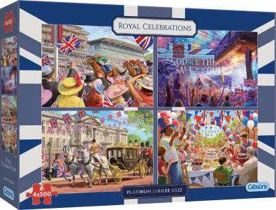 Obrázek k produktu Puzzle Královské oslavy 4x500 dílků
