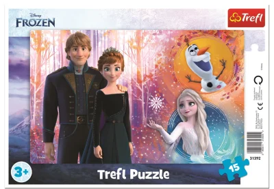 Obrázek k produktu Puzzle Ledové království: Šťastné vzpomínky 15 dílků