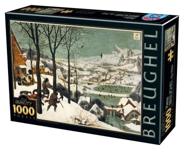 Obrázek k produktu Puzzle Lovci ve sněhu 1000 dílků