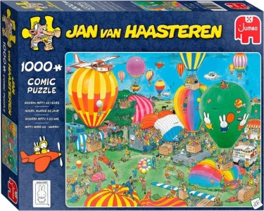 Obrázek k produktu Puzzle JvH Miffy slaví 65 let, hurá! 1000 dílků