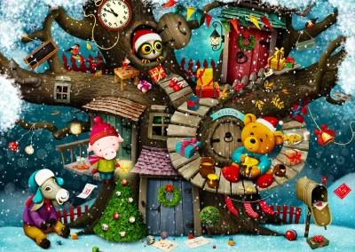 Obrázek k produktu Puzzle Pohádkové Vánoce 1000 dílků