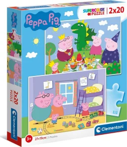 Obrázek k produktu Puzzle Prasátko Peppa 2x20 dílků