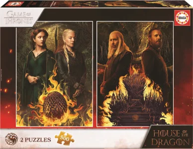 Obrázek k produktu Puzzle Rod Draka 2x500 dílků