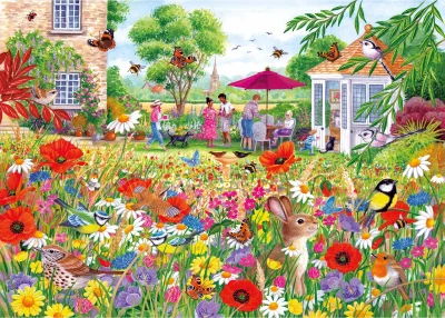 Obrázek k produktu Puzzle Rozkvetlá zahrada XL 250 dílků