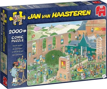 Obrázek k produktu Puzzle JvH Trh s uměním 2000 dílků