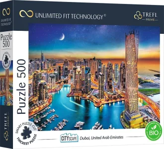 Obrázek k produktu Puzzle UFT Cityscape: Dubai, Spojené arabské emiráty 500 dílků