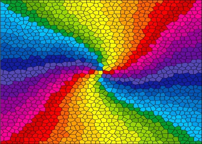 Obrázek k produktu Puzzle Vitráž duhový výbuch 1000 dílků