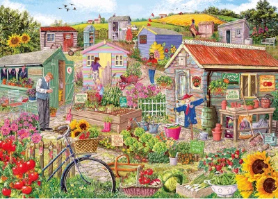 Obrázek k produktu Puzzle Život na zahradě XL 500 dílků