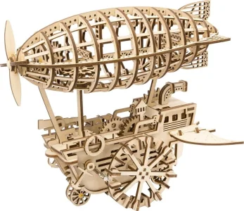 Obrázek k produktu Rokr 3D dřevěné puzzle Vzducholoď 229 dílků
