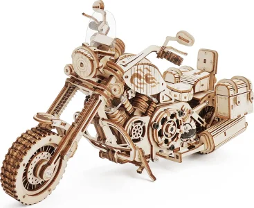 Obrázek k produktu Rokr 3D dřevěné puzzle Cruiser Motorcycle 420 dílků