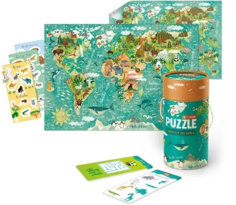 Obrázek k produktu Sada puzzle, her a doplňků Světová zvířata