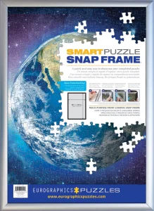 Obrázek k produktu Snap Frame Stříbrný hliníkový klaprám na puzzle 48,89x67,63cm