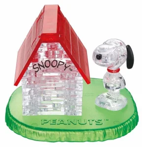 Obrázek k produktu 3D Crystal puzzle Snoopy a domek 50 dílků