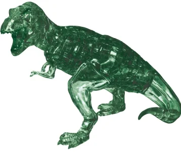 Obrázek k produktu 3D Crystal puzzle Tyranosaurus zelený 49 dílků