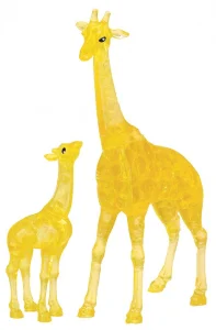 Obrázek k produktu 3D Crystal puzzle Žirafa s mládětem 38 dílků
