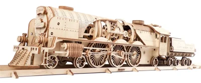 Obrázek k produktu 3D puzzle Lokomotiva V-Express s vagónem 538 dílků