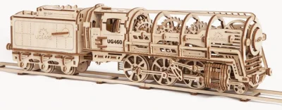 Obrázek k produktu 3D puzzle Parní lokomotiva s vagónem 443 dílků