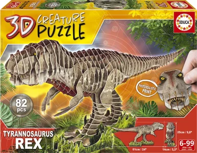 Obrázek k produktu 3D puzzle T-Rex 82 dílků