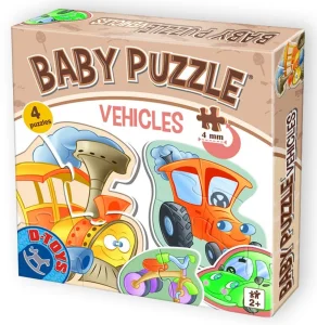 Obrázek k produktu Baby puzzle Dopravní prostředky 4v1 (2-4 dílky)
