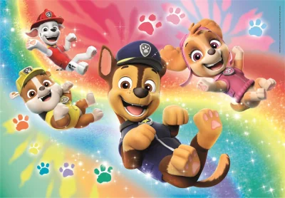 Obrázek k produktu Brilliant puzzle Tlapková patrola: Chase, Skye, Marshal a Rubble 104 dílků
