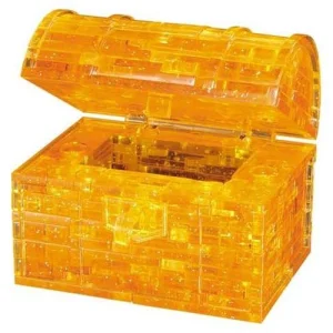 Obrázek k produktu 3D Crystal puzzle Pokladnička truhla s klíčem 52 dílků