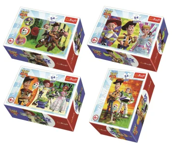 Obrázek k produktu Displej Puzzle Toy Story 4, 54 dílků (40 ks)