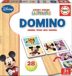 Obrázek k produktu Dřevěné domino Mickey a Minnie