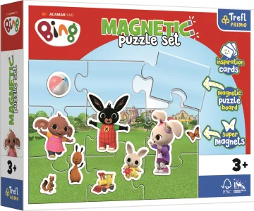 Obrázek k produktu Magnetická puzzle sada Zábavný svět králíčka Binga