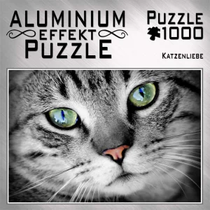 Obrázek k produktu Metalické puzzle Kočičí láska 1000 dílků